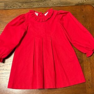 Red Long Sleeve Dress